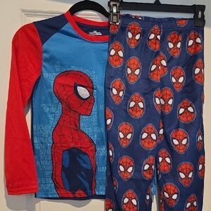 Marvel Spider-Man Kids Pajama Set - Red and Blue